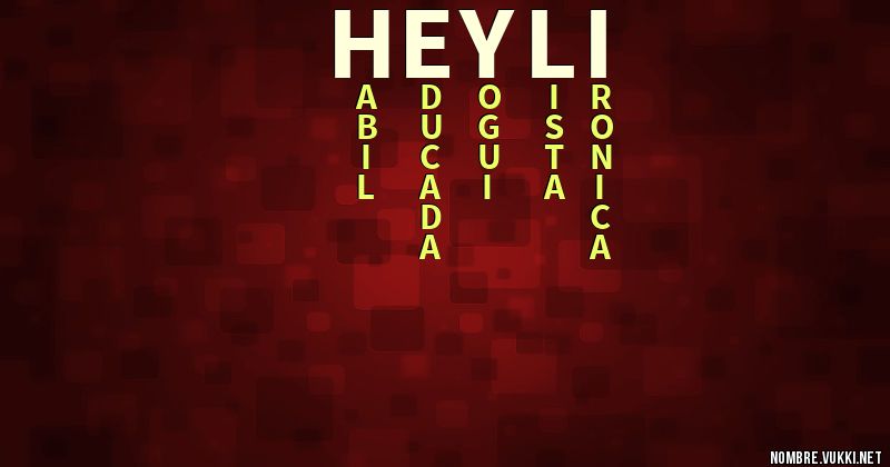 Acróstico heyli