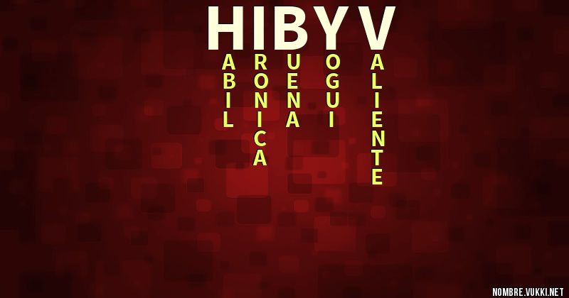 Acróstico hibyv