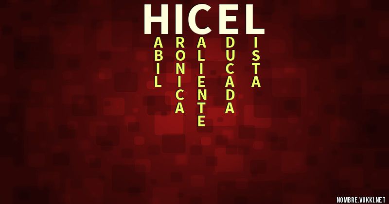 Acróstico hicel