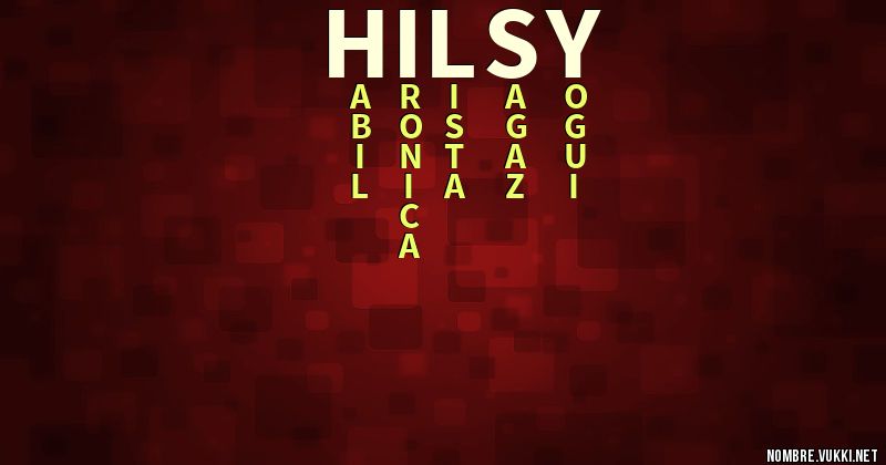 Acróstico hilsy