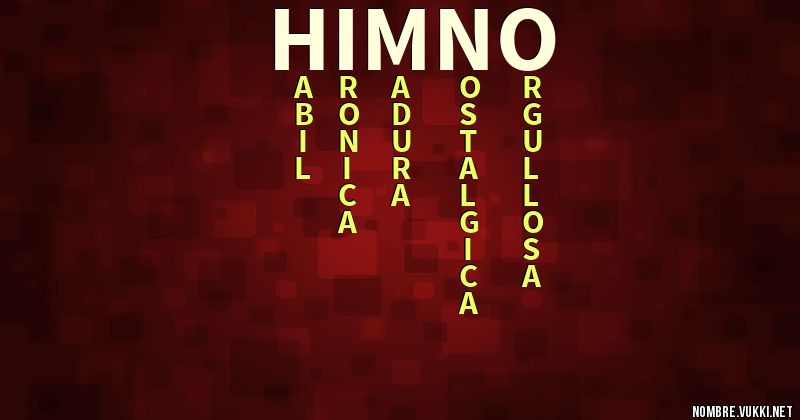 Acróstico himno