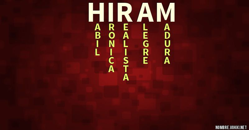 Acróstico hiram