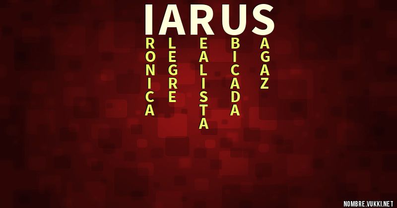 Acróstico iarus