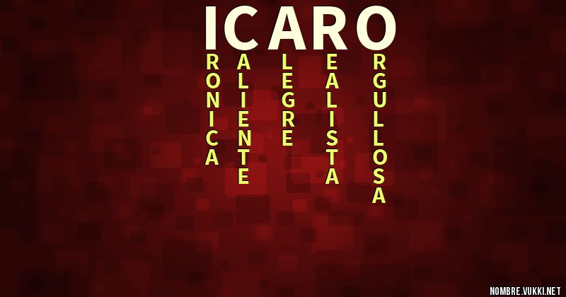 Acróstico icaro
