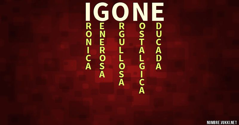 Acróstico igone