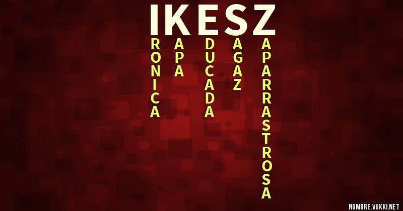 Acróstico ike's.z