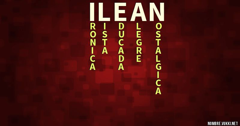 Acróstico ilean