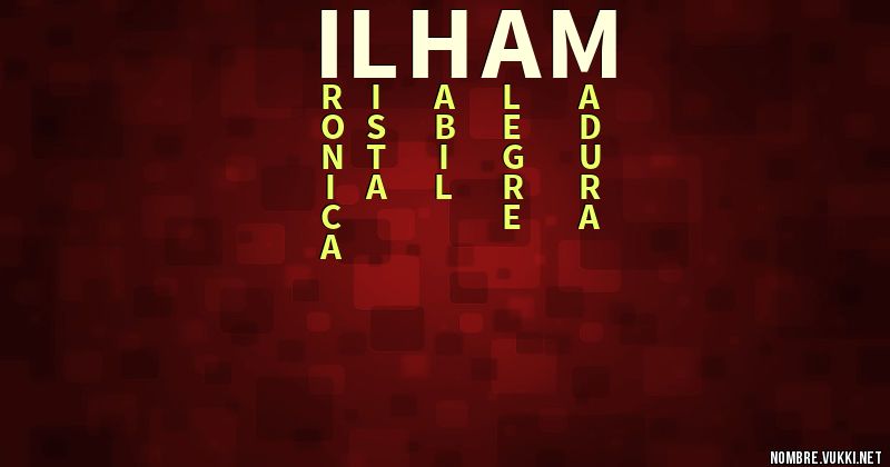 Acróstico ilham