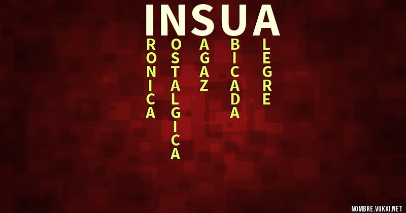 Acróstico insua