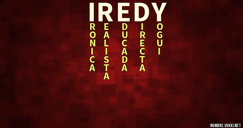 Acróstico iredy