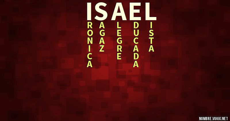 Acróstico isael