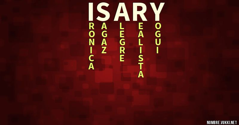 Acróstico isary