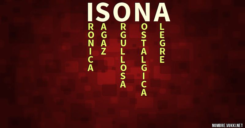 Acróstico isona