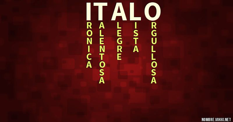 Acróstico italo