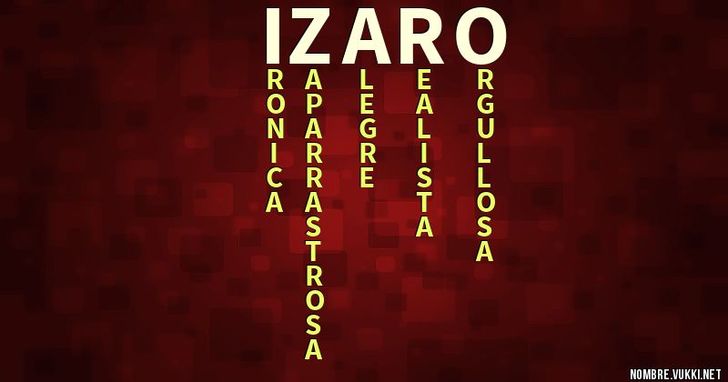 Acróstico izaro