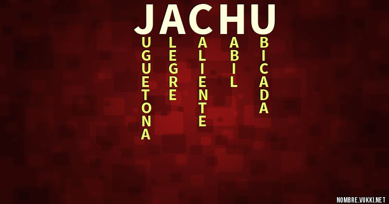 Acróstico jachu