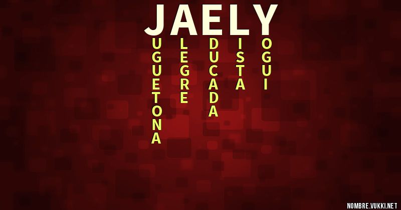 Acróstico jaely