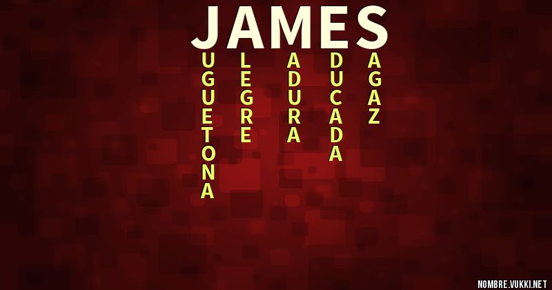 Acróstico james