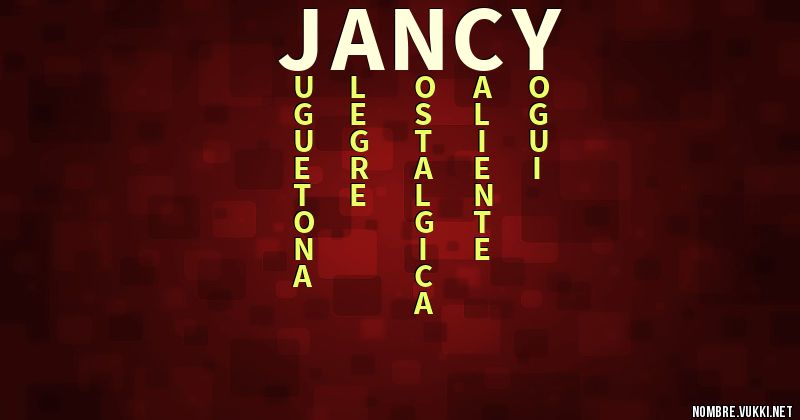 Acróstico jancy