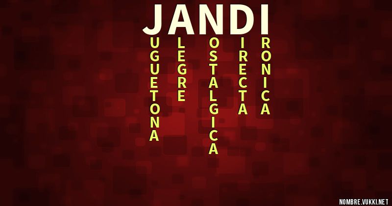 Acróstico jandi