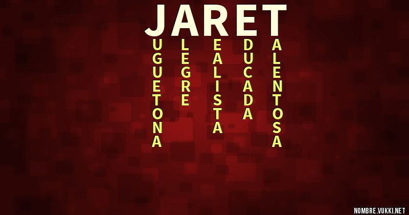 Acróstico jaret