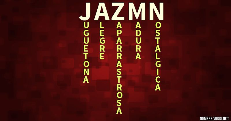 Acróstico jazm8n