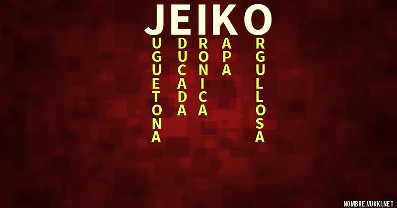 Acróstico jeiko