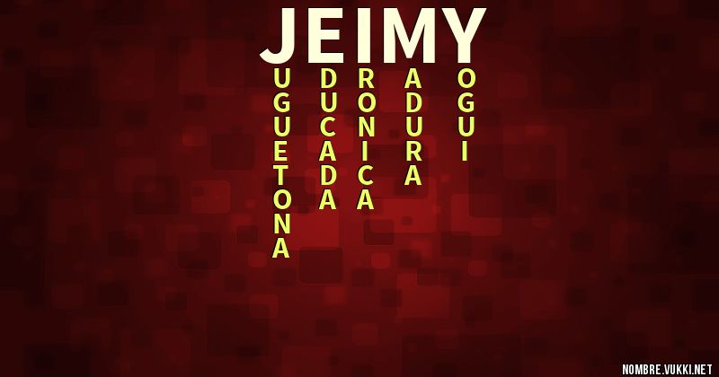 Acróstico jeimy