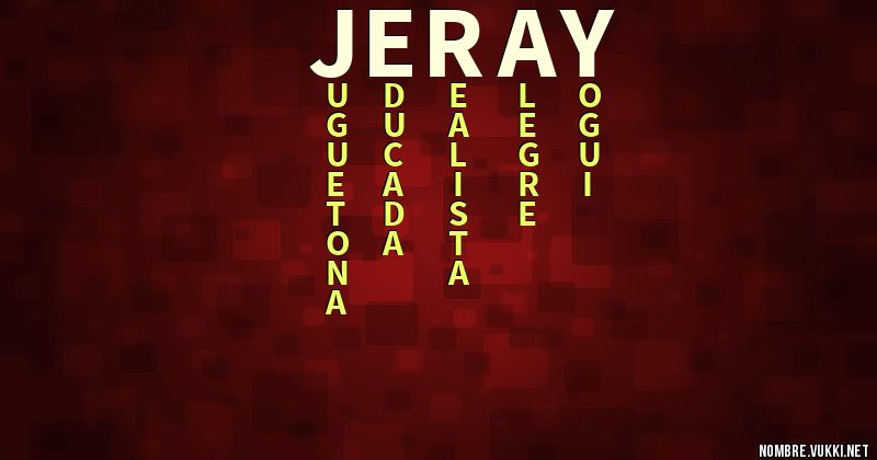 Acróstico jeray