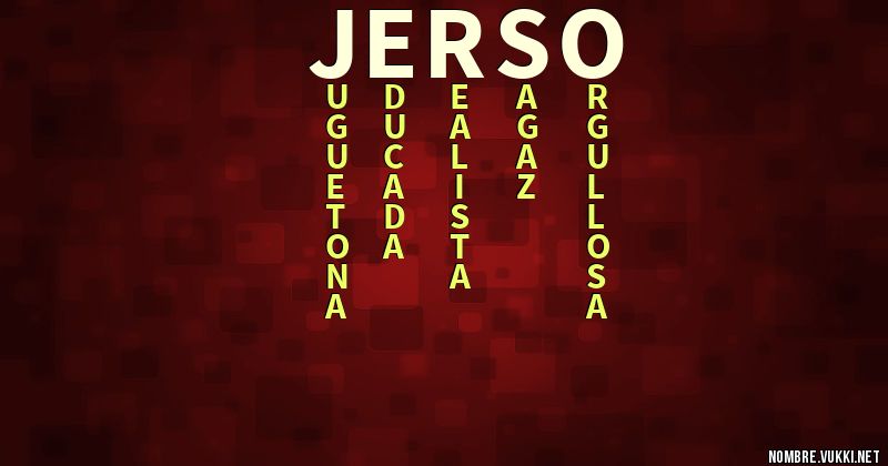 Acróstico jerso