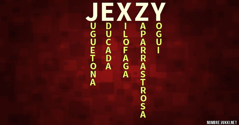 Acróstico jexzy