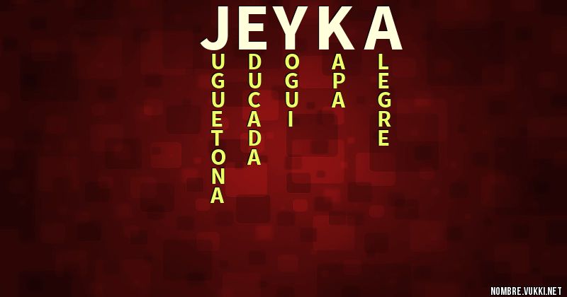 Acróstico jeyka