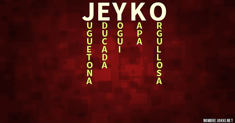 Acróstico jeyko