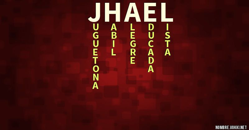 Acróstico jhael