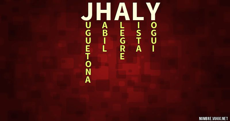 Acróstico jhaly