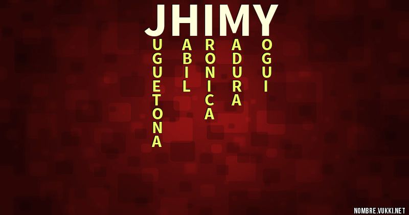 Acróstico jhimy