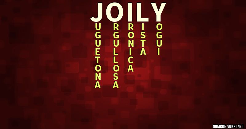 Acróstico joi-ly