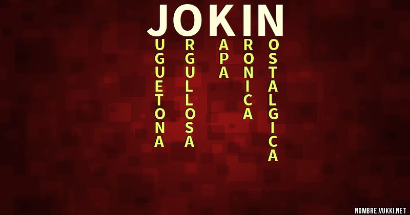 Acróstico jokin