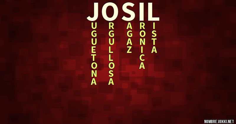 Acróstico josil