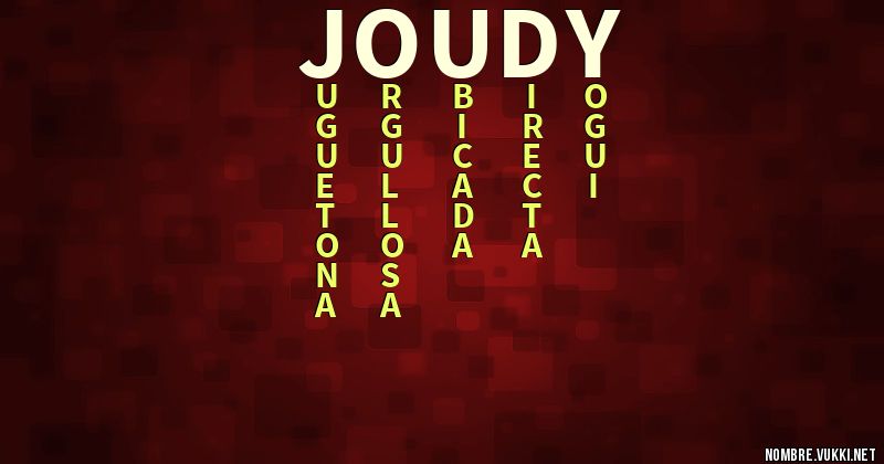 Acróstico joudy