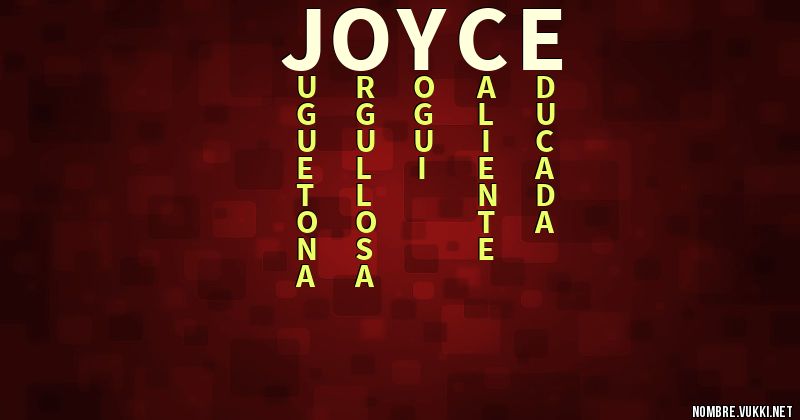 Acróstico joyce