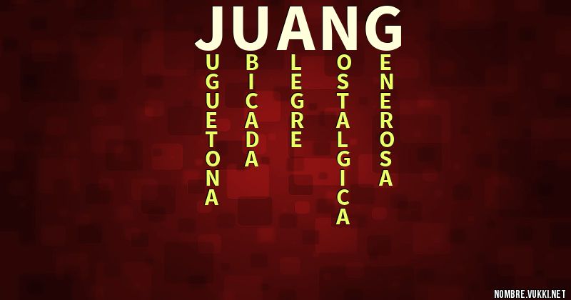 Acróstico juang