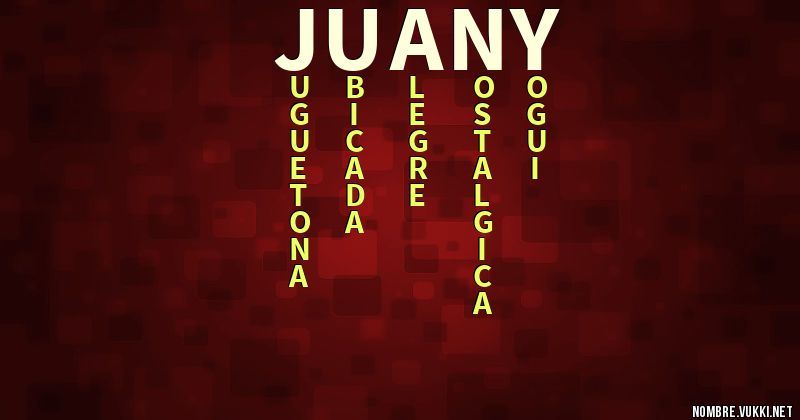 Acróstico juany