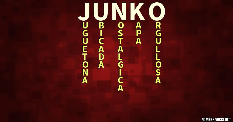 Acróstico junko