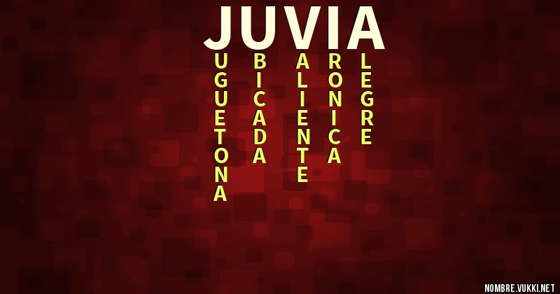 Acróstico juvia