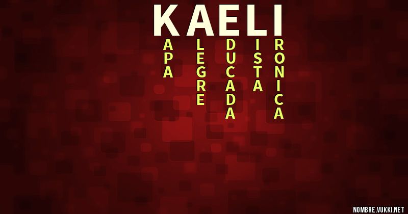 Acróstico kaeli