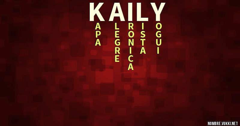 Acróstico kaily