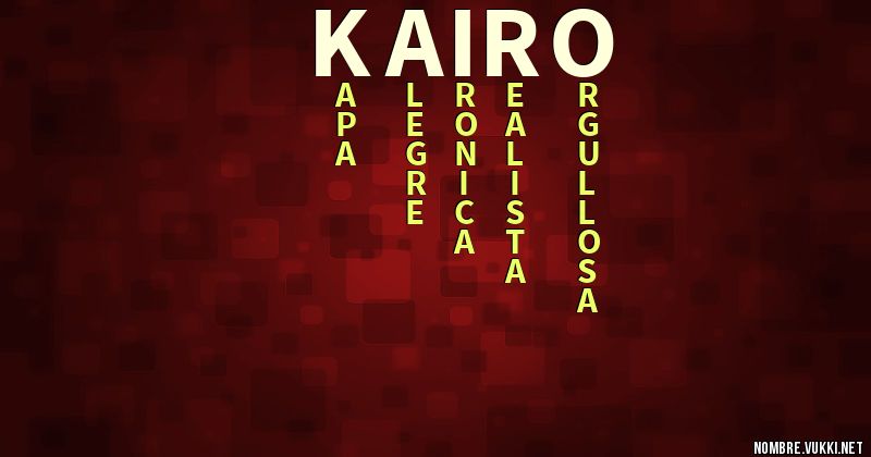 Acróstico kairo