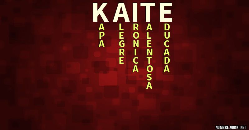 Acróstico kaite