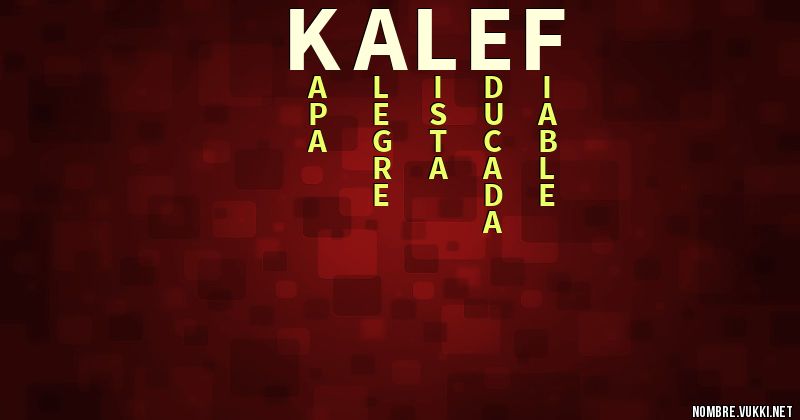 Acróstico kalef
